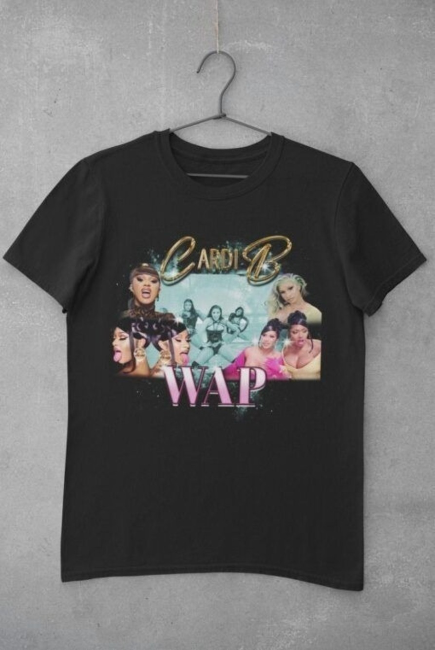 Cardi B WAP T-Shirt Hip Hop Music Cardi B Shirt